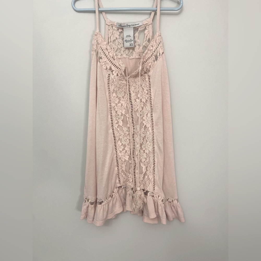 Baby Pink Floral Lace Blouse